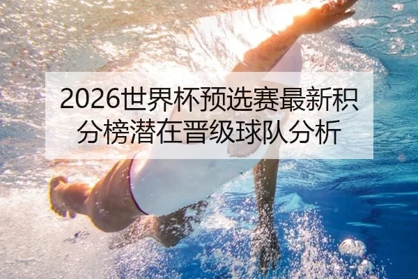 2026世界杯预选赛最新积分榜潜在晋级球队分析